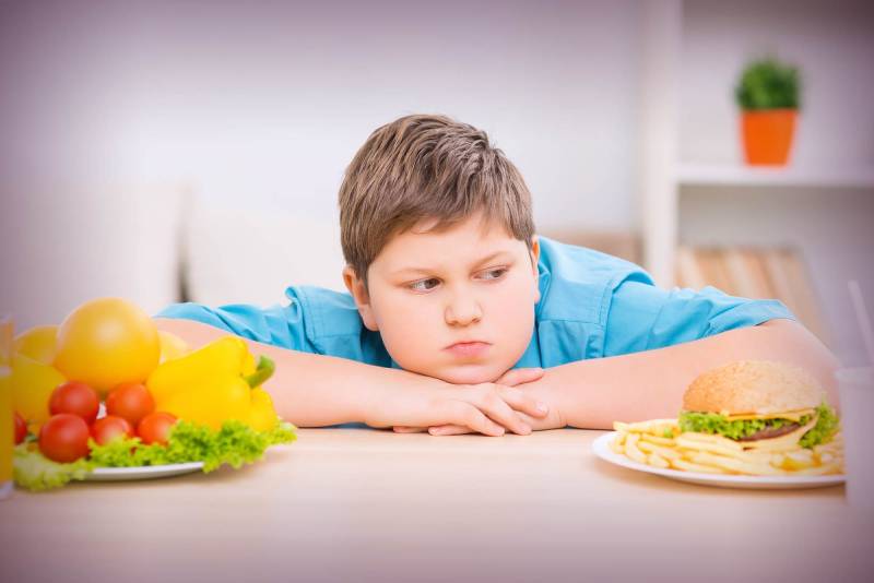 علاج زيادة الوزن عند الأطفال